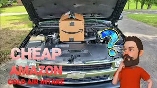 ARE THEY WORTH IT? | CHEAP AMAZON COLD AIR INTAKE INSTALL | 2003 Tahoe