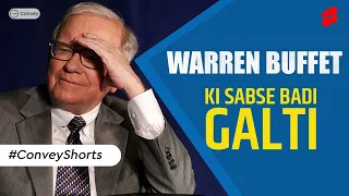 Warren Buffet Biggest Mistake 😢 #shorts