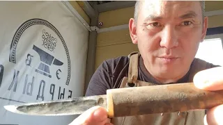 Как правильно точить якутский нож от Бырдыка