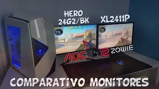 Review Monitores AOC HERO 24G2/BK vs BENQ Zowie XL2411P