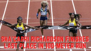 Sha’Carri Richardson finishes last place in 100-meter run