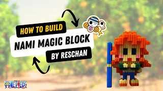 How to Build Nami Magic Blocks I Tutorial I #bricks #lego #minilego #onepiece #anime #toei #diy