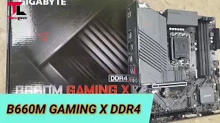 B660M GAMING X DDR4 rev  1 0 Unboxing with 8+1+1 Phases Hybrid Digital VRM Design Tech Land