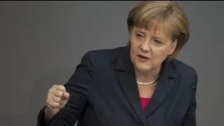 Merkel warnt vor Überforderung Deutschlands in der Finanzkrise