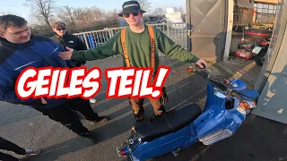 Sein Gasgriff fällt ab!? | Simson Schwalbe KR51/1 mit LT 63 | Hartriders