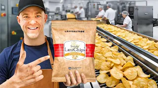 HUR TILLVERKAS LANTCHIPS? - Chipsfabriken från potatis till påse