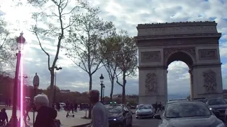 Arc de Triomphe at the Champs-Elysées in Paris, France