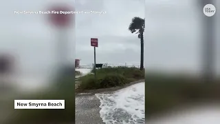 Tropical Storm Nicole causes damage in Daytona Beach and more Florida beach towns