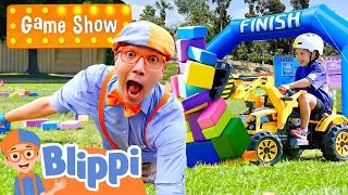 Blippi's Game Show - EPIC Excavator Race Challenge! | Episode 3 | Videos For Kids & Families