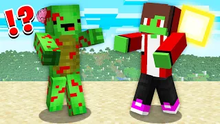 JJ and Mikey in Zombie Apocalypse in Minecraft Maizen