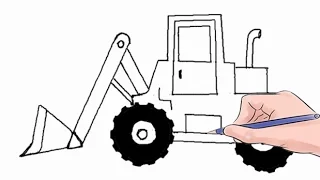 How to Draw a Loader Easy Step by Step