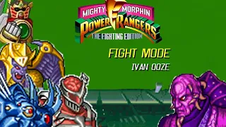 Mighty Morphin Power Rangers Fight Edition- Fight Mode CPU + Player vs Ivan Ooze O Brabo