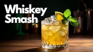 Whiskey Smash Cocktail Recipe - Perfectly Refreshing & Easy to Make 🍹🥃