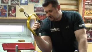 Trening of Armwrestler #75 (Exercise 9, Hook training 1)