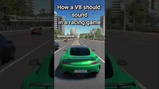 How a V8 should sound in a racing game