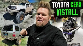 Toyota Gear Install, IFS and Rear Drop Out How To