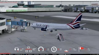 PMDG 737-800 EKCH - EGLL (simcrash...)