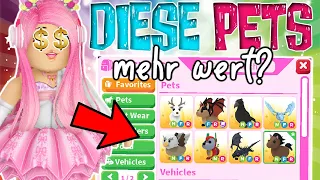 Werden DIESE PETS 🐾 bald richtig VIEL WERT 🤑? Adopt Me! Roblox DEUTSCH