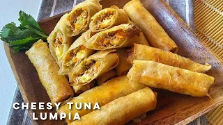 Cheesy Tuna Lumpia Recipe | Yummy Tuna Cheese Spring Roll