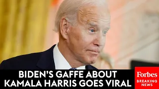 Biden’s Gaffe About Kamala Harris Goes Viral