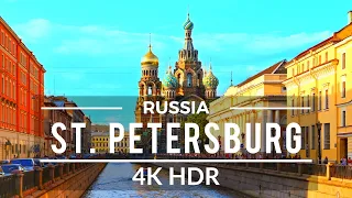 Saint Petersburg, Russia 🇷🇺 - by drone in 4K HDR (60fps)