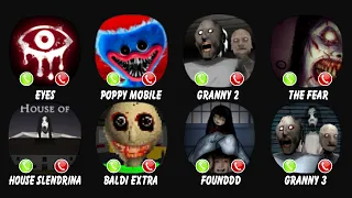 Eyes The Horror Game, Poppy Mobile, Granny Chapter Two, The Fear, House of Slendrina....