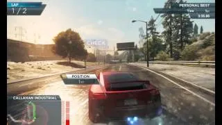 NFS13 Most Wanted  2012 Gameplay Lexus LFA Red Shift Circuit Medium