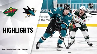 Wild @ Sharks 3/31/21 | NHL Highlights