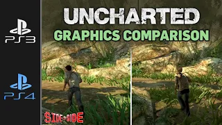 Uncharted Drake's Fortune | Graphics Comparison | PS3 vs PS4 | Side by Side