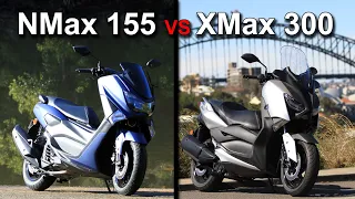 2020 Yamaha XMax 300 vs NMax 155 | Is bigger better?