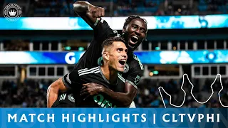 HIGHLIGHTS: Charlotte FC vs. Philadelphia Union