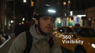 FEND SUPER - Foldable Bike Helmet with Lights