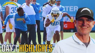 Jim Harbaugh & The Los Angeles Chargers Are CHANGING Everything At Rookie Minicamp... (HIGHLIGHTS)