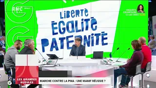 Marche contre la PMA: une manifestation réussie ? -- Les Grandes Gueules RMC