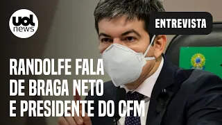 Randolfe: CPI vai propor indiciamento de presidente do CFM; Braga Netto deveria ter sido ouvido