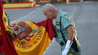 La Legión Ronda: Despedida del general Melchor Marín como jefe de la Brigada de La Legión