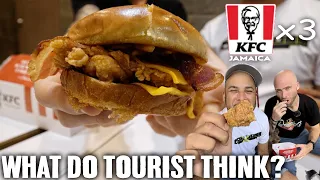 KFC x 3!!! THE BEST OF KFC JAMAICA MENU!! WHAT DO TOURIST THINK? with DAVIDSBEENHERE