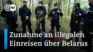 Mehr illegale Grenzübertritte über Belarus-Route nach Deutschland | DW Nachrichten