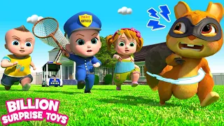 A Naughty Thief Tricked Kids - BillionSurpriseToys Nursery Rhymes & Kids Songs