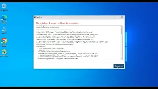 How to fix The pgAdmin 4 server could not be contacted