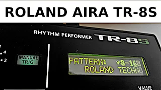 Roland TR-8S Aira Rhythm Performer Solo Performance/Minimal Techno One Box Jam. How to make techno..
