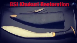 Restoring Britain Service Issue (BSI) Khukuri - Gurkhas’ BSI Khukuri