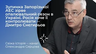 Зупинка Запорізької АЕС зірве опалювальний сезон. Росія хоче її контролювати -- Дмитро Снєгирьов