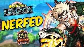 Playing Against A TOP 5 Player In The World w/ NERFED Bakugo l MY HERO ULTRA RUMBLE