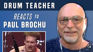 Drum Teacher Reacts to Paul Brochu - Drum Solo