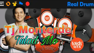 Tj Monterde performs "Tulad Mo" (LIVE) on Wish 107.5 Bus (Real Drums App Covers) by - JB.Drummer