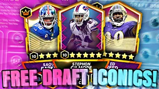 HOW TO GET FREE DRAFT ICONICS!! - Madden Mobile 22