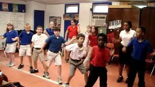 Jump in the Line dance 4th grade Brunson Elementary School Erin Armstrong