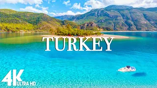 FLYING OVER TURKEY (4K UHD) - Relaxing Music Along With Beautiful Nature Videos - 4K Video HD