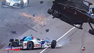 Scott Dixon Big Crash 2017 Indy 500